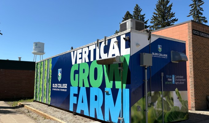 Olds College Vertical Grow Farm&nbsp;Graphics